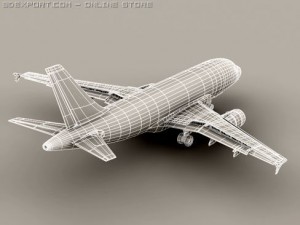 airbus a318 air france 3D Model