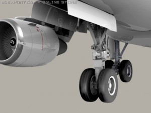 airbus a319 air france Modelo 3D