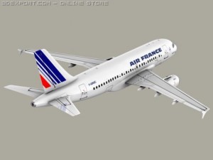 airbus a319 air france Modelo 3D