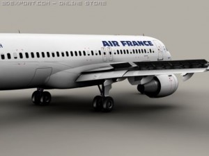 airbus a320 air france Modelo 3D
