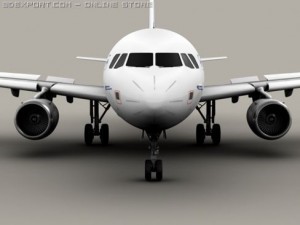 airbus a320 air france Modelo 3D