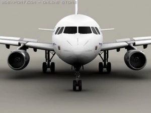 Airbus A320 Air France Modello 3D