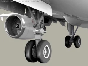 Airbus A320 Air France Modello 3D