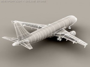 airbus a320 air france Modelo 3D