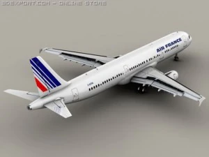 airbus a321 ar fran&ccedil;a Modelo 3D