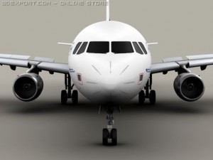 airbus a321 air france Modelo 3D