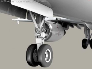 airbus a321 ar fran&ccedil;a Modelo 3D