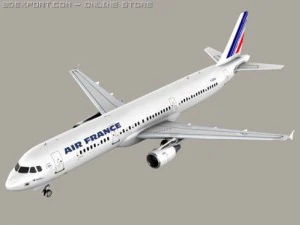 airbus a321 ar fran&ccedil;a Modelo 3D