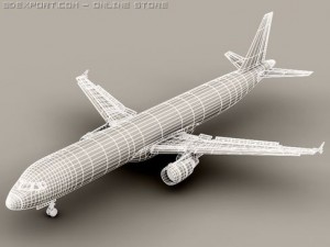 airbus a321 air france Modelo 3D
