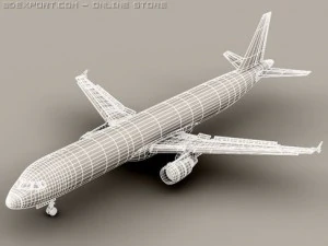 airbus a321 ar fran&ccedil;a Modelo 3D
