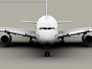 airbus a380 air france 3D Model