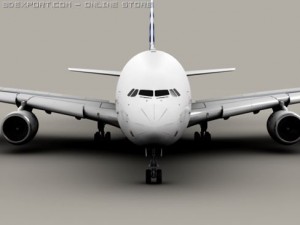 airbus a380 new house colors 3D Model