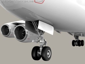 airbus a380 new house colors 3D Model