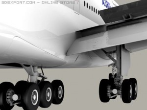 airbus a380 new house colors 3D Model