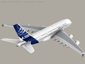airbus a380 new house colors 3D Model