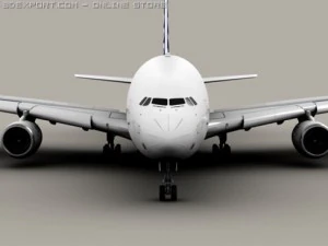 airbus a380 old house colors 3D Model