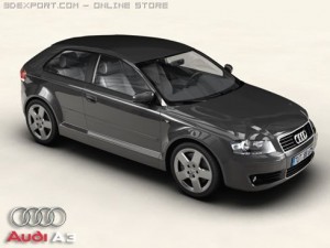 audi a3 Modèle 3D