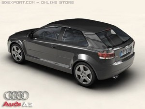 audi a3 3D 模型