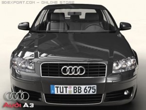 audi a3 3D 模型