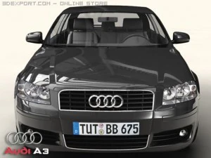 audi a3 Modelo 3D