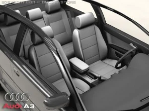 audi a3 Modelo 3D