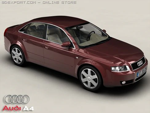 audi a4 Modelo 3D .c4d .max .obj .3ds .fbx .stl .blend 