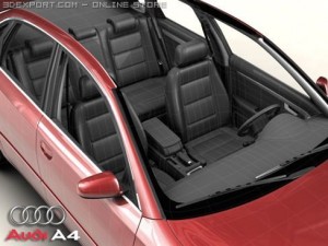 audi a4 sedan 2005 3D Model