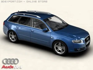 audi a4 avant 2005 3D Model
