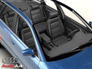audi a4 avant 2005 3D Model