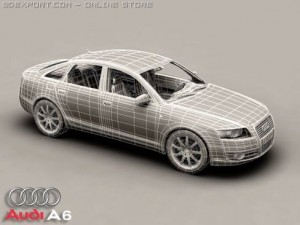 audi a6 3D Model