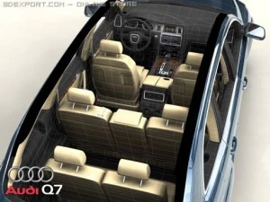 audi q7 Modelo 3D