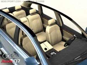 audi q7 Modelo 3D