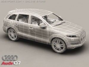 audi q7 3D Model