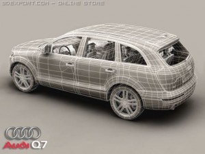 audi q7 3D Model