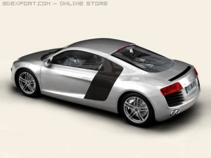 audi r8 Modelo 3D