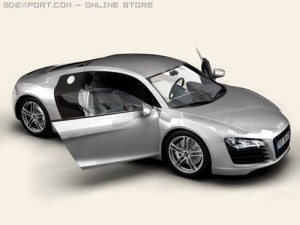 audi r8 Modelo 3D