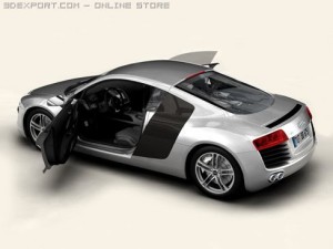 audi r8 Modelo 3D