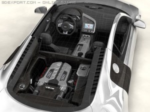 audi r8 Modelo 3D