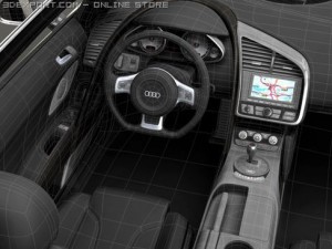 audi r8 Modelo 3D