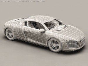 audi r8 Modelo 3D