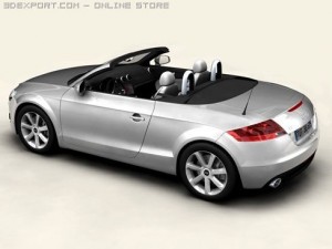 audi tt roadster 2006 Modelo 3D