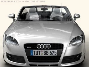 audi tt roadster 2006 3D Model
