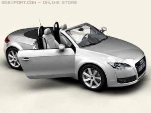 audi tt roadster 2006 3D Model