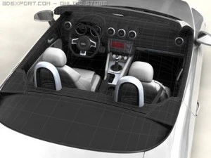audi tt roadster 2006 3D Model