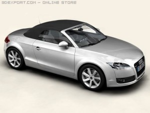 audi tt roadster 2006 Modelo 3D