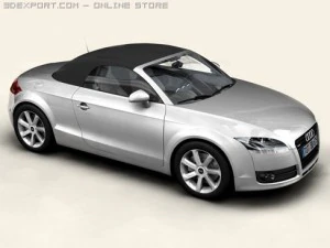 audi tt roadster 2006 3D Model