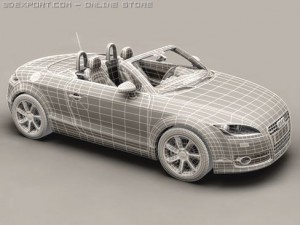 audi tt roadster 2006 Modelo 3D