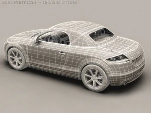 audi tt roadster 2006 3D Model
