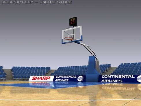 Basketballcourt 3d Model In Sports Equipment 3dexport