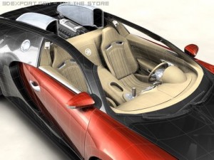 bugatti veyron Modèle 3D